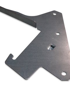 Bracket rh for pluggable feed trough Zn MCZ Stairstep314